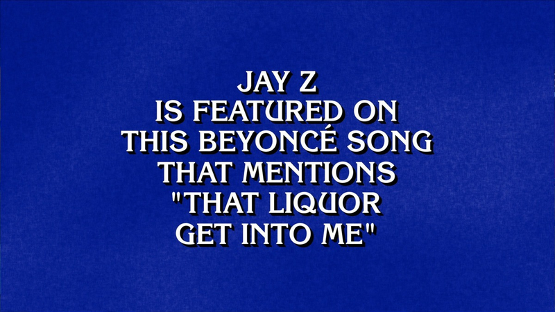 Illustration for article titled Jeopardy Debuted a Beyoncé Category Just for Us